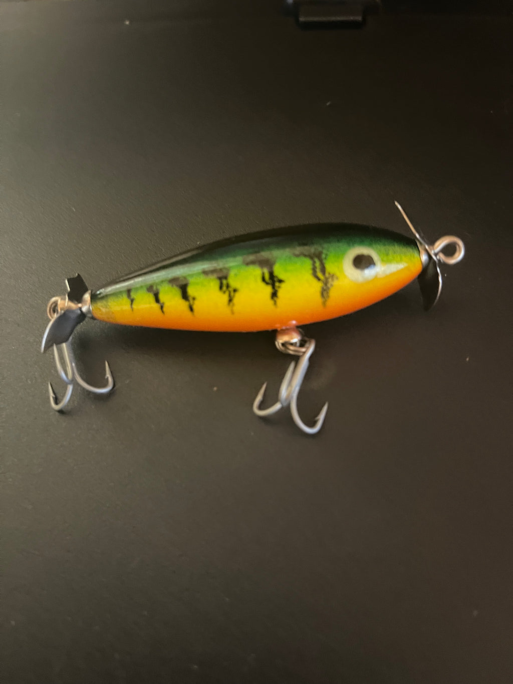 Fire tiger baby buzz bait