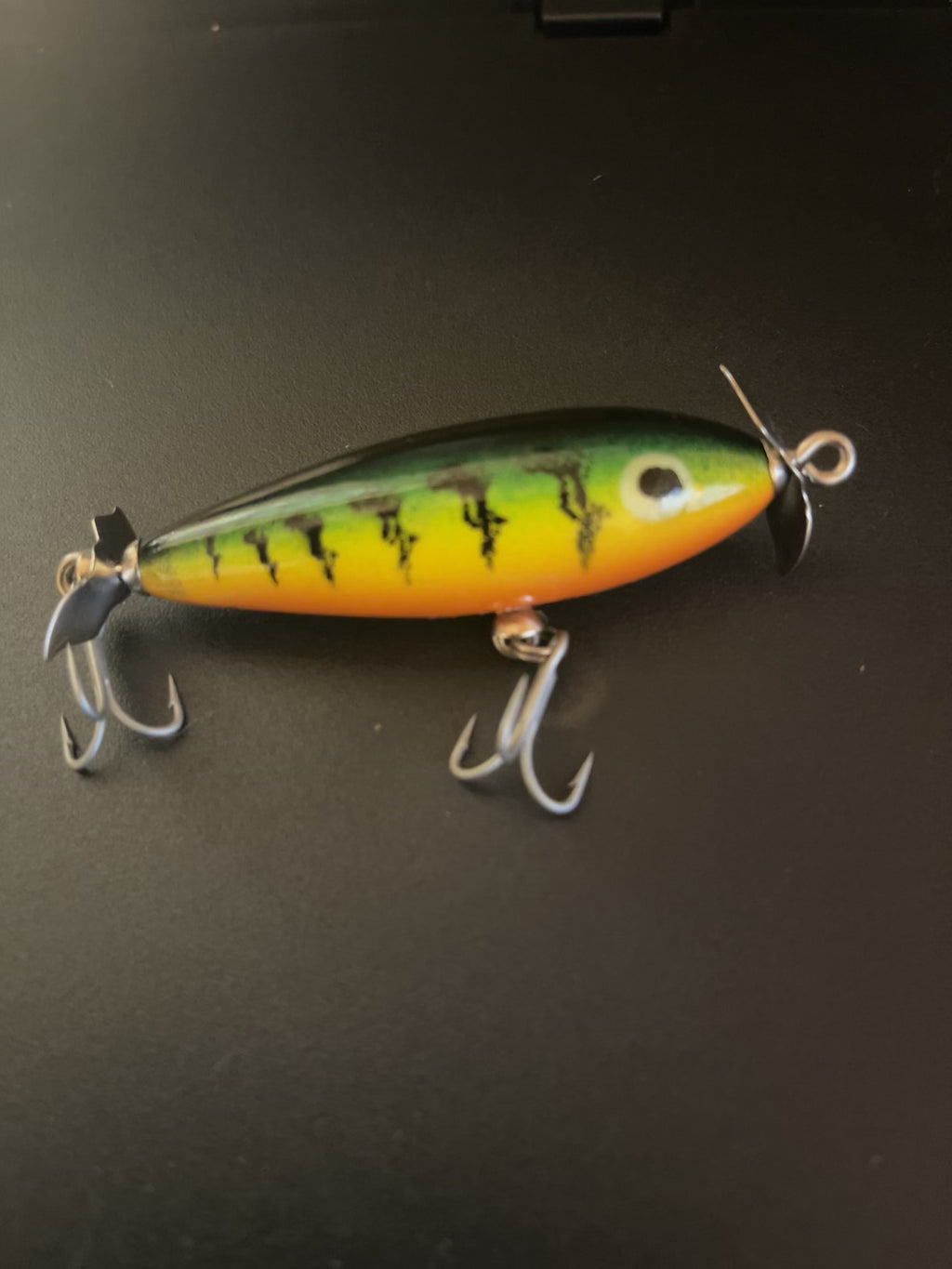 Fire tiger baby buzz bait